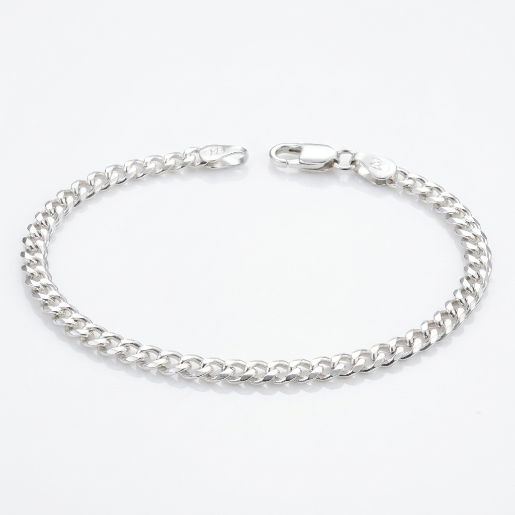 Pulsera Grumet Plata 925 - 4mm