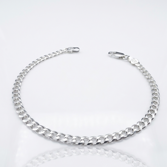 Pulsera Grumet Plata 925 - 4mm