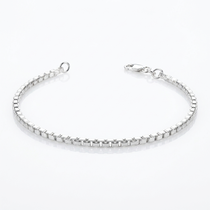 Pulsera Veneciana Plata 925 - 2,5 mm