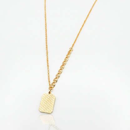 Cadena Lingote Panal Oro Goldfilled