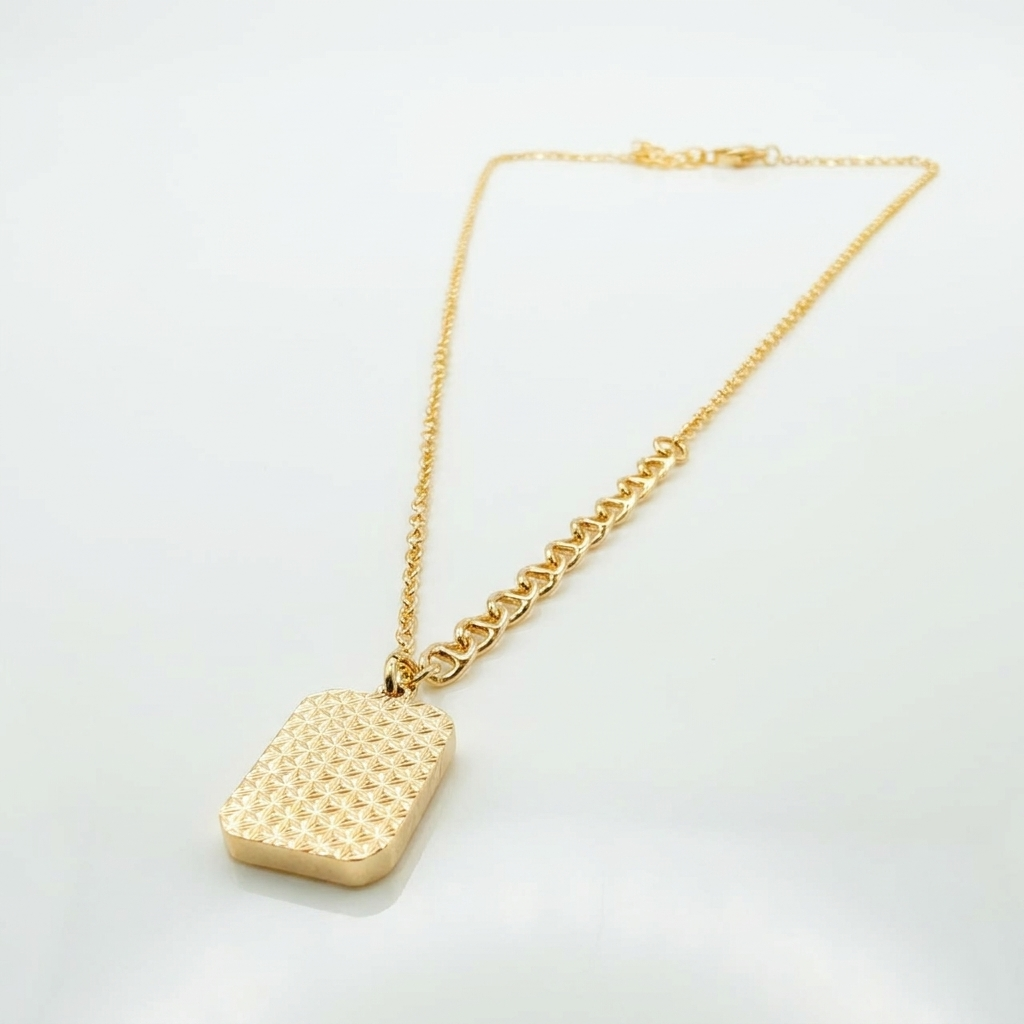 Cadena Lingote Panal Oro Goldfilled