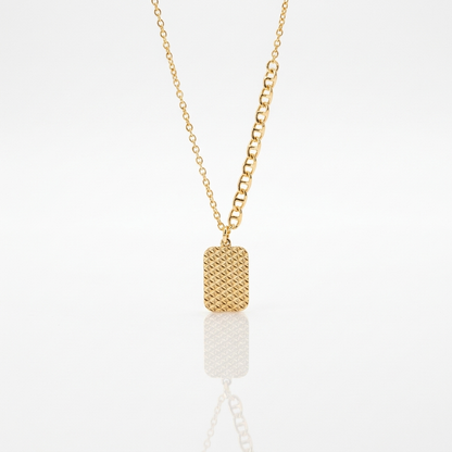Cadena Lingote Panal Oro Goldfilled