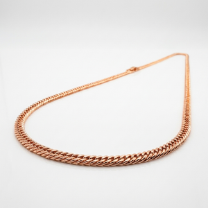 Cadena Cubana Oro Goldfilled Rosa – 4mm
