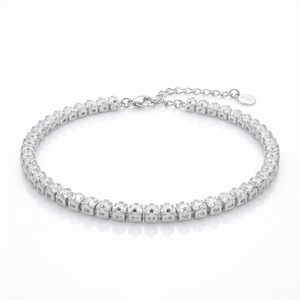 Pulsera Tennis Ajustable Plata 925 - 3,8 mm