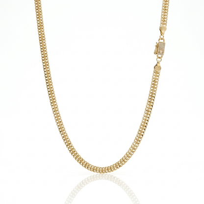 Cadena Tejido Chino Oro Goldfilled – 6 mm