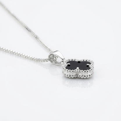 Collar Van Cleef Noir Mini Plata 925