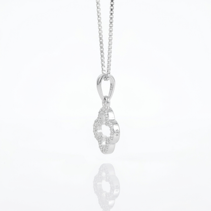 Collar Van Cleef Silueta Plata 925