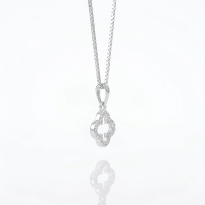 Collar Van Cleef Silueta Plata 925