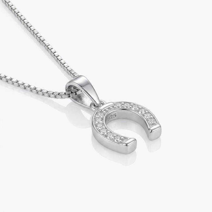 Collar Herradura de la Suerte Plata 925